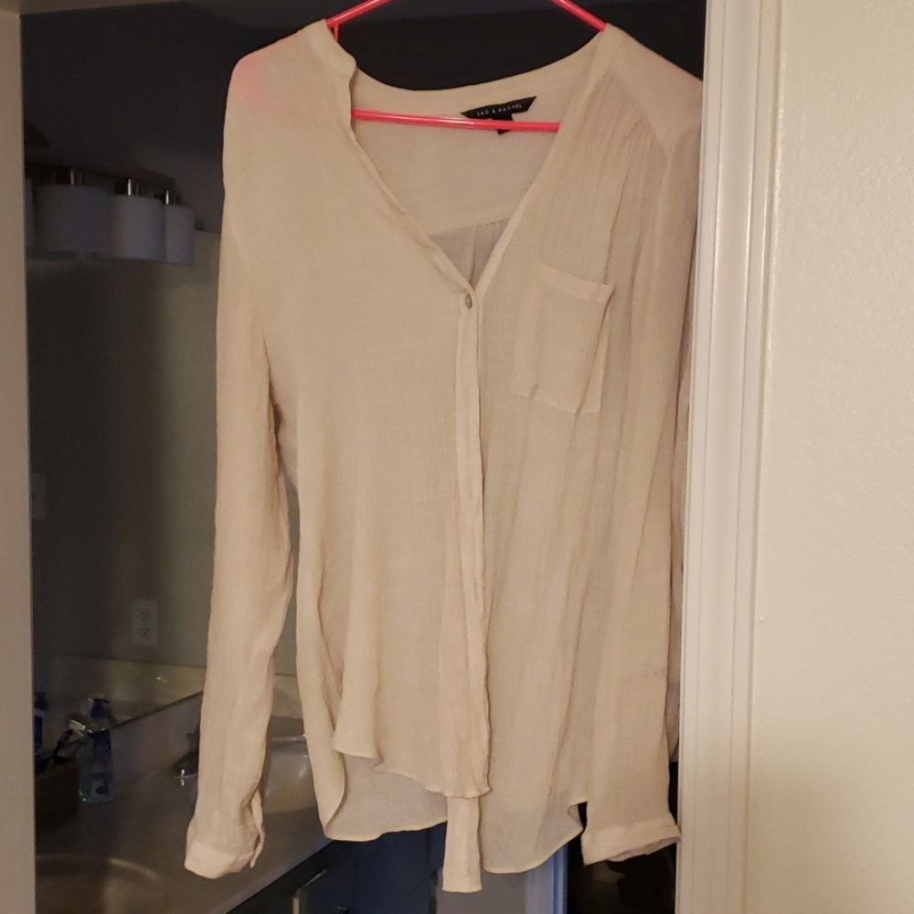 Cream Blouse